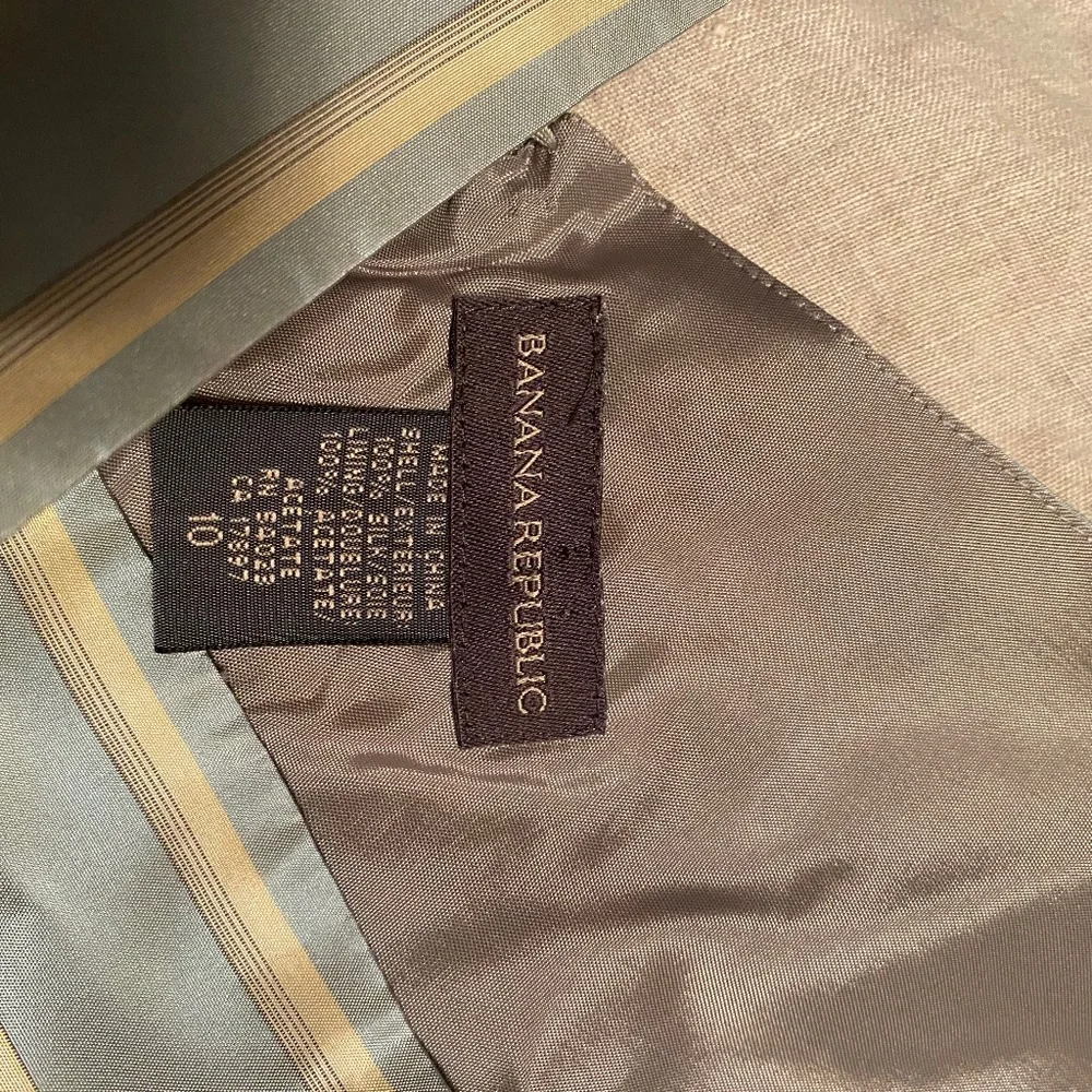 Banana Republic striped silk taffeta sundress in blues - Picture 6 of 6